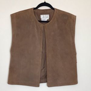 Vintage Emporium Capwell Cow Split Leather Vest